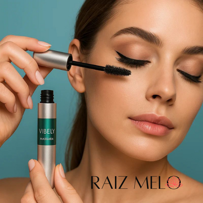 Mascara de Pestañas - Alargamiento y Volumen con Fibras de Seda – Resistente al Agua